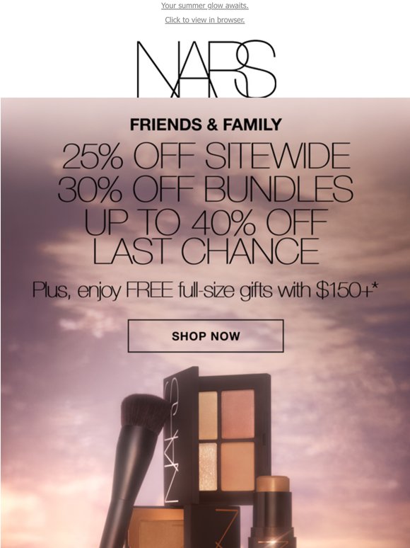 Bronzed, beautiful, and 25% off.