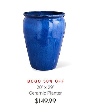 20" x 29" Ceramic Planter