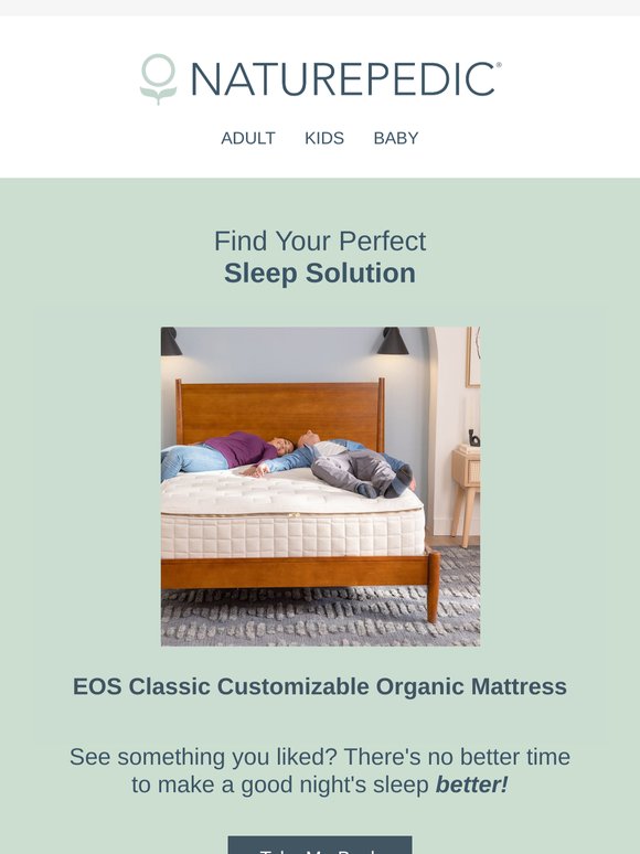 Your Organic Sleep Solution Awaits 🌿