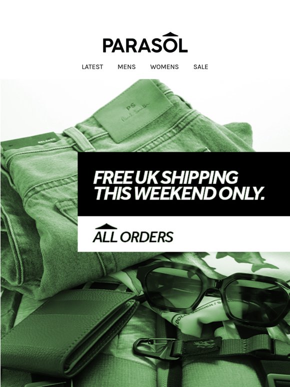 Free UK Postage | This Weekend Only