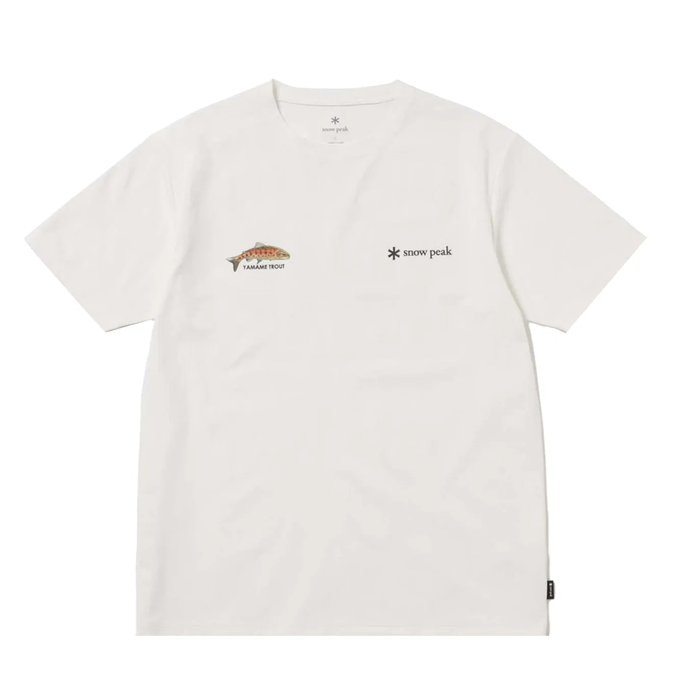 Image of Snow Peak Northland Trout Dry T-Shirt Off White