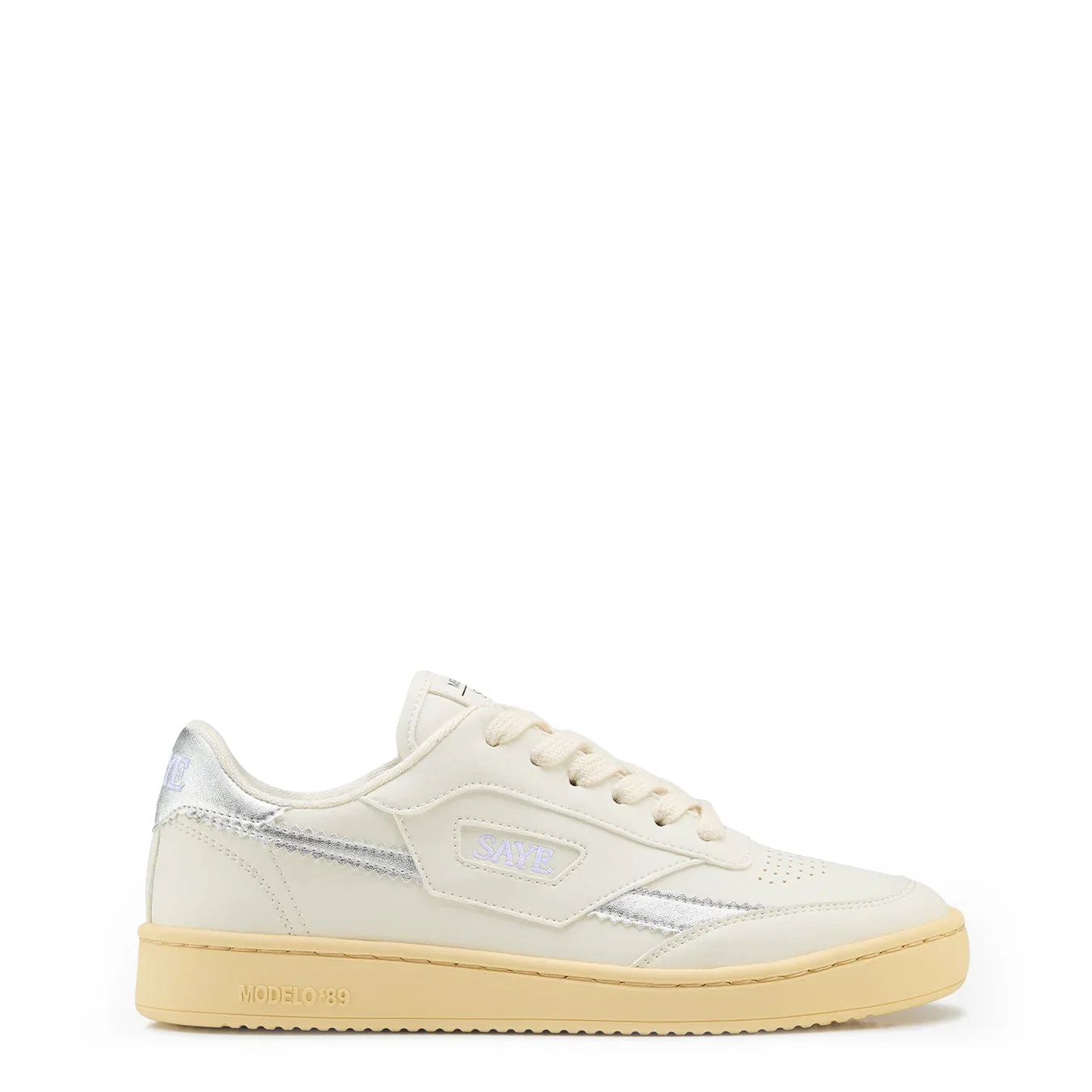 Image of Saye Womens M89 Icon Trainers Metallic Grey