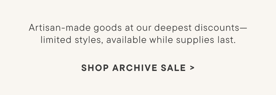 Shop Archive Sale