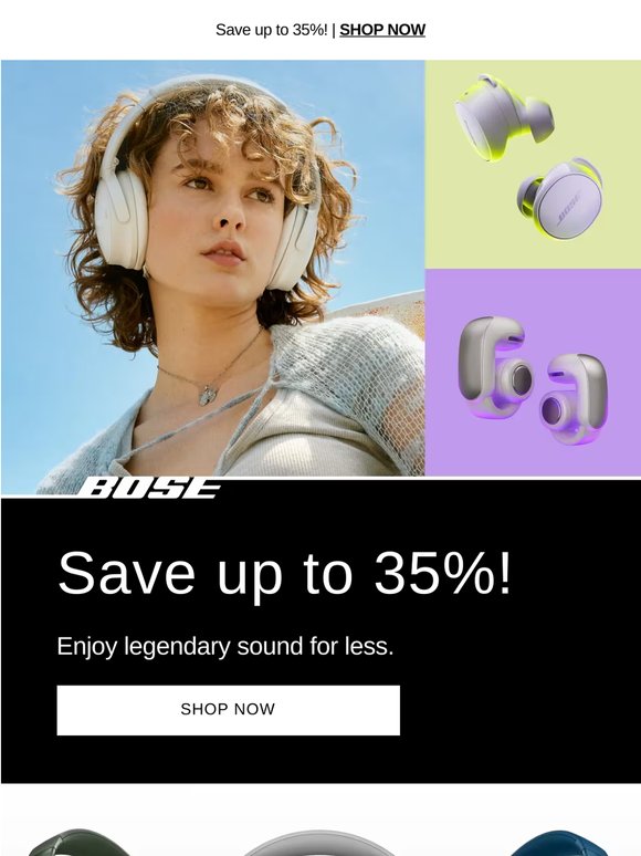 Save up to 35% on the sound you want!