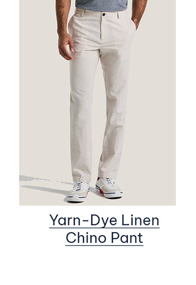 Shop the Yarn-Dye Linen Chino Pant