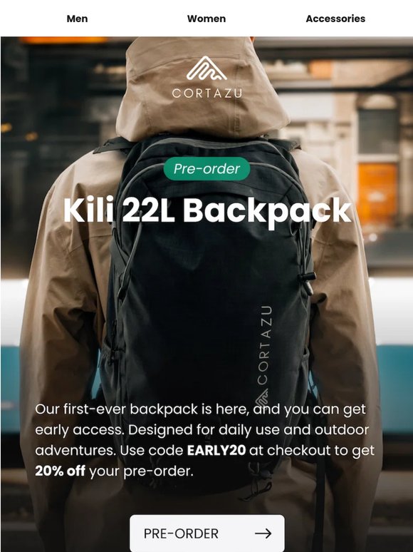 Pre-order LIVE | Our NEW backpack🎒