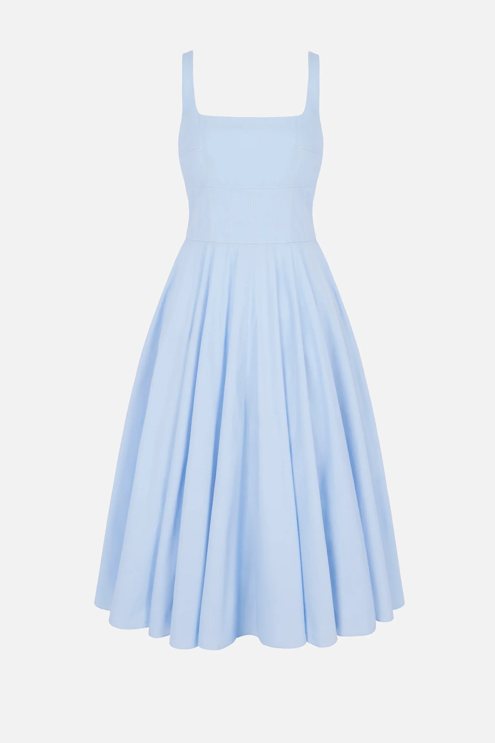 Image of Nikush Dress in Icy Blue Denim