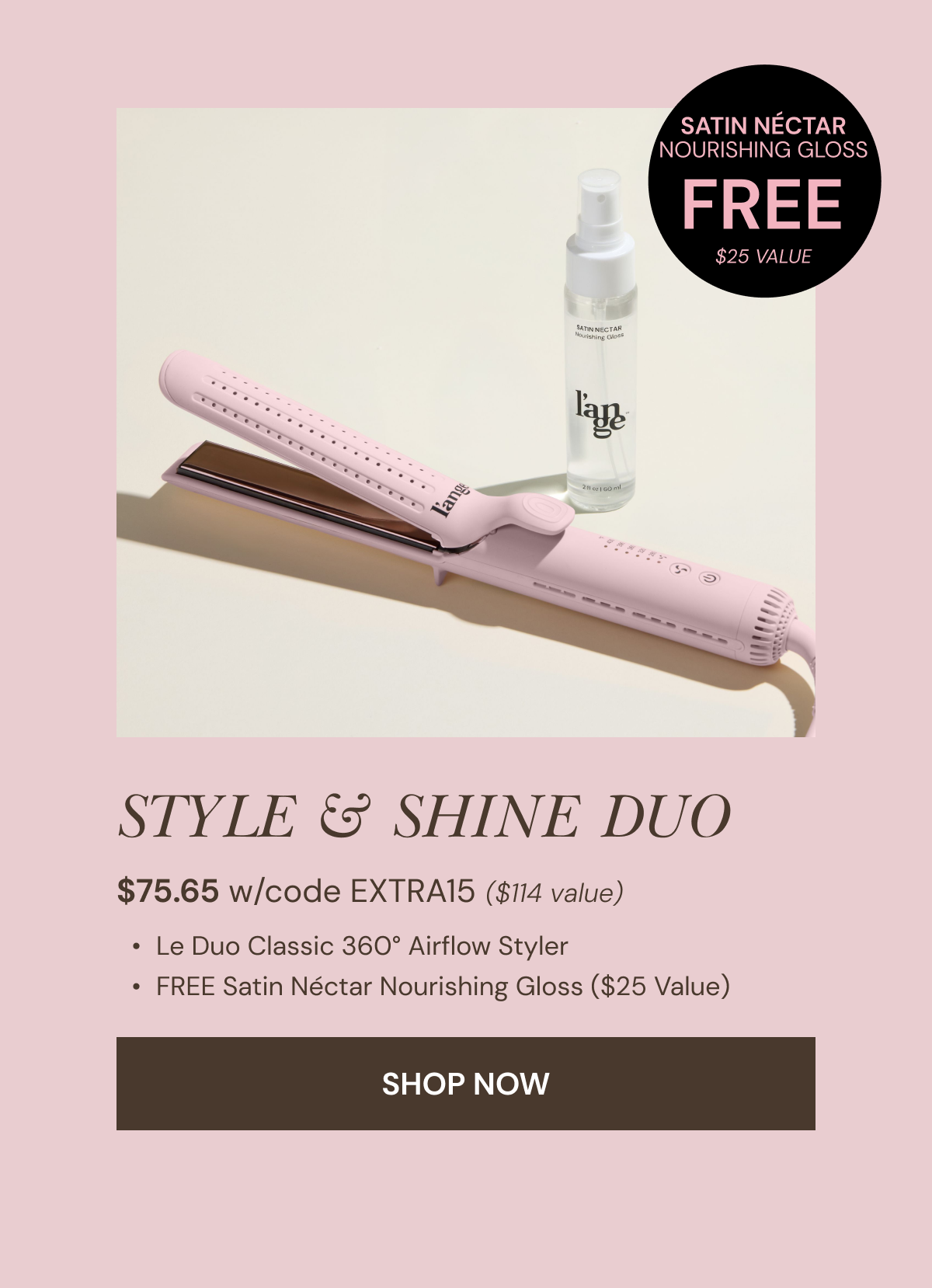 Shop Style & Shine Duo | Le Duo Classic + Satin Nectar