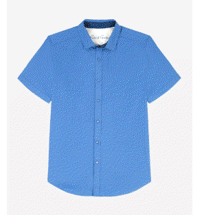 Solid blue shirt 