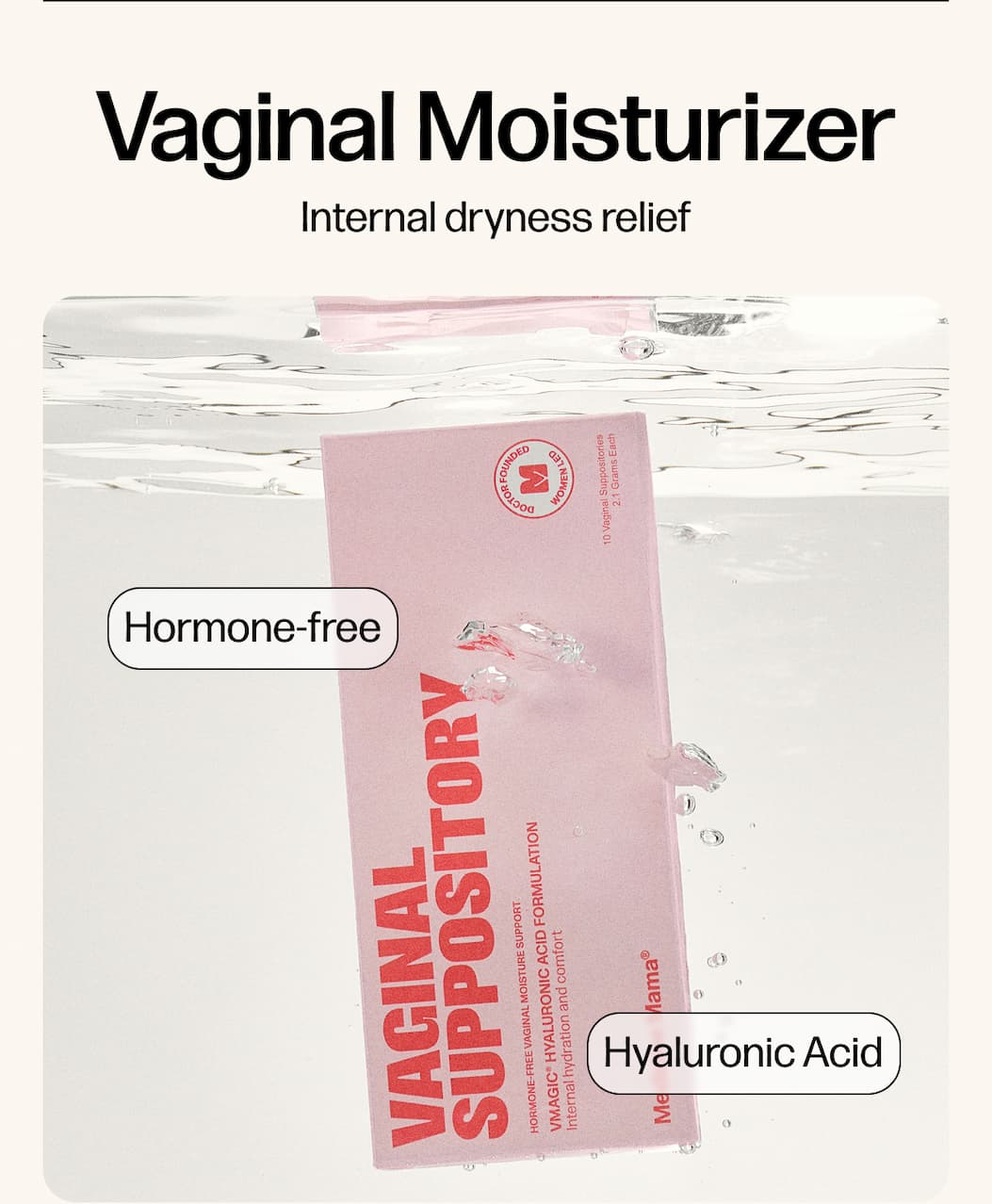 Vaginal Moisturizer | Internal dryness relief
