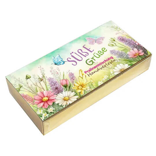 Zur Pralinenbox »Süße Grüße« 