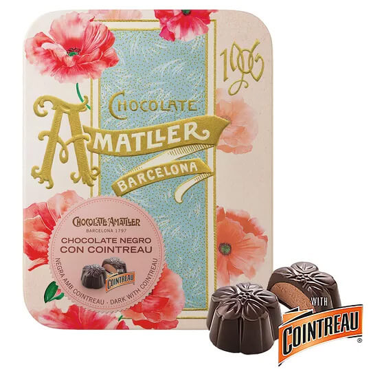 Zu Amatller Pralinen mit Cointreau 