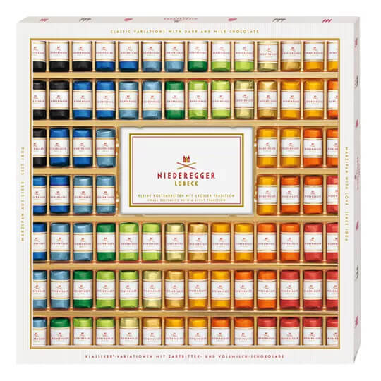 Zu Niederegger »Marzipan-Variationen« 