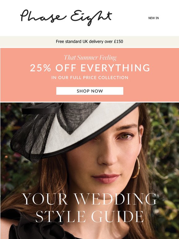 Off to a wedding? Here's your guide...