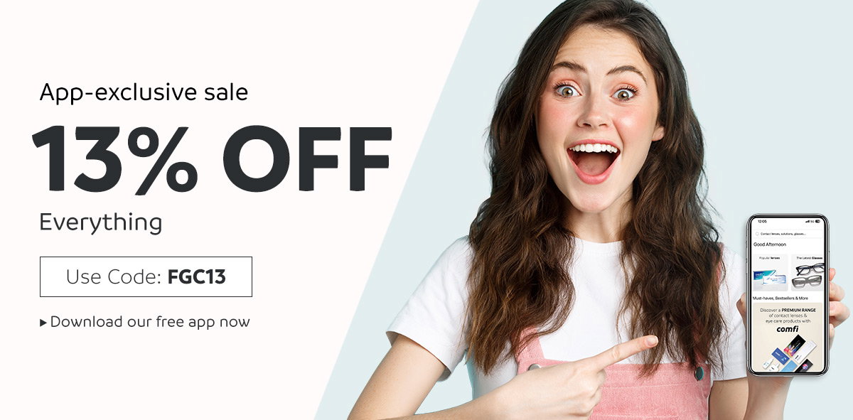 App exclusive sale 13% OFF Everything | Use Code: FGC13 | Download our free app now