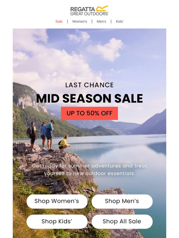 Last Chance: Up to 50% Off Sale