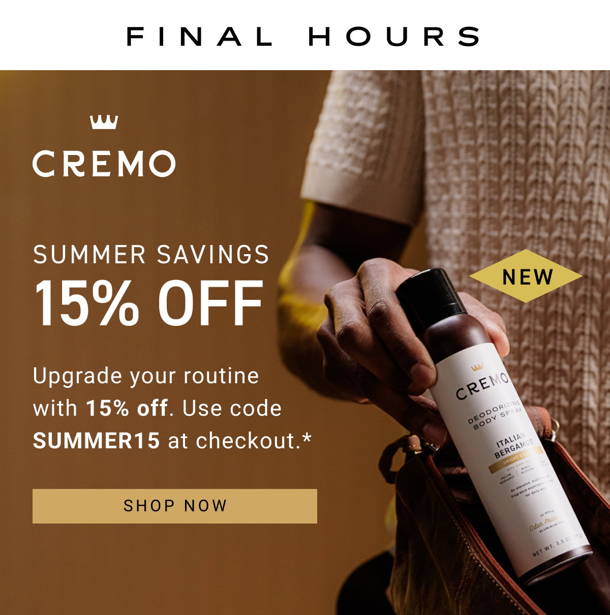 Summer savings: Get 15% off with code SUMMER15