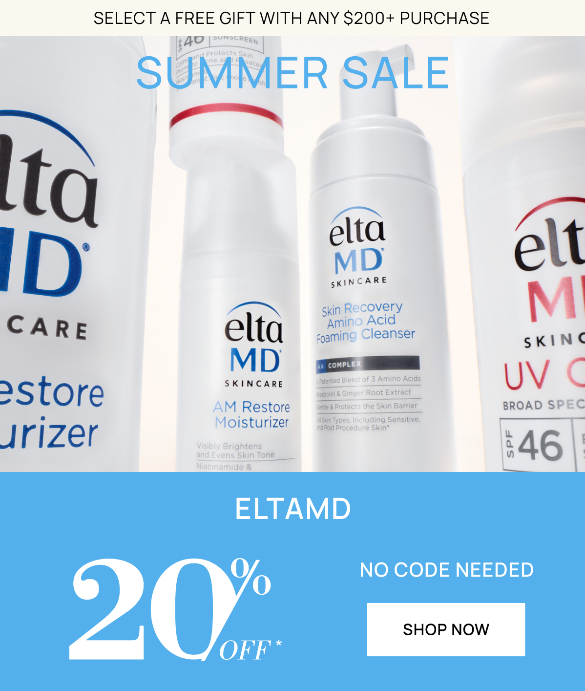 EltaMD 20% off
