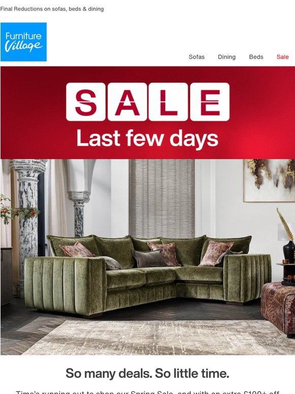 🔴 Save an extra £100+ off select styles!