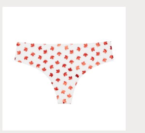 Oh Canada Foiled Thong