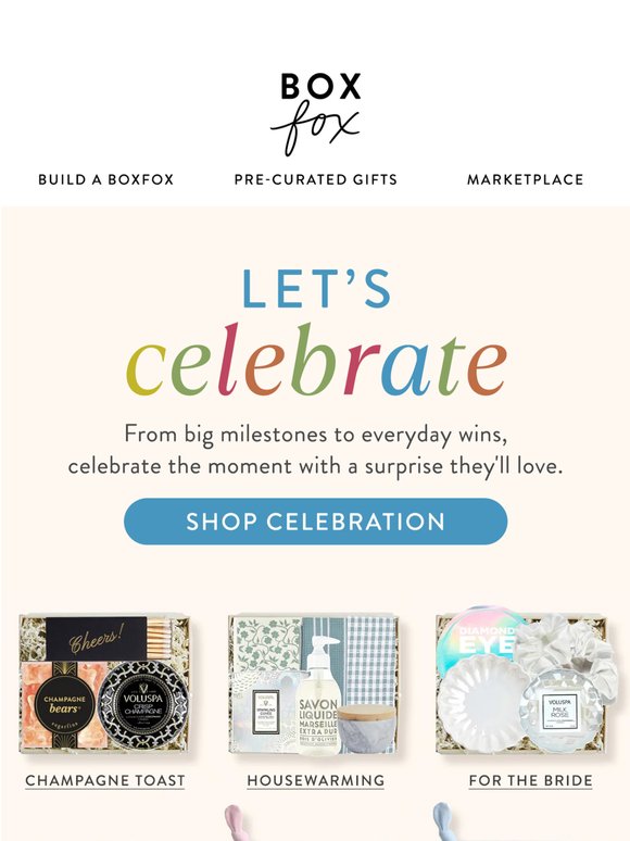 Gifts for Birthdays, Weddings, & More!