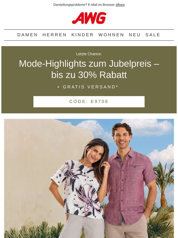 Letzte Chace auf reduzierte Prospektpreise + gratis Versand 🔥