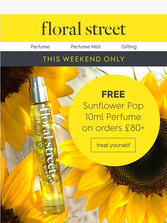 Ends soon: Free Sunflower Pop 10ml 💛