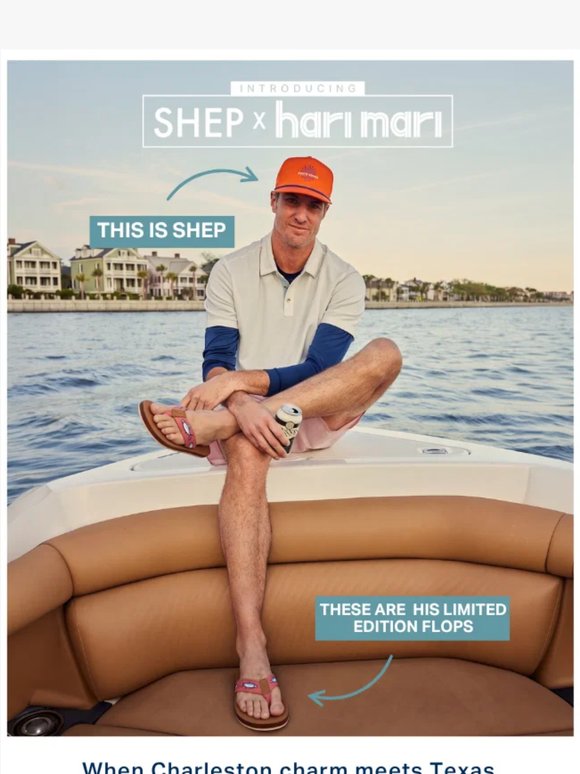 NEW DROP: Shep x Hari Mari 🌴