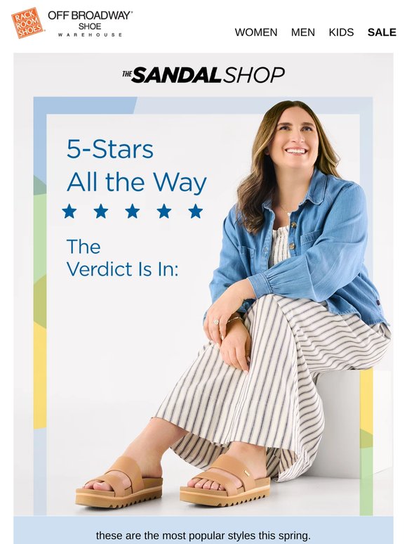 5-Star Sandal Highlights