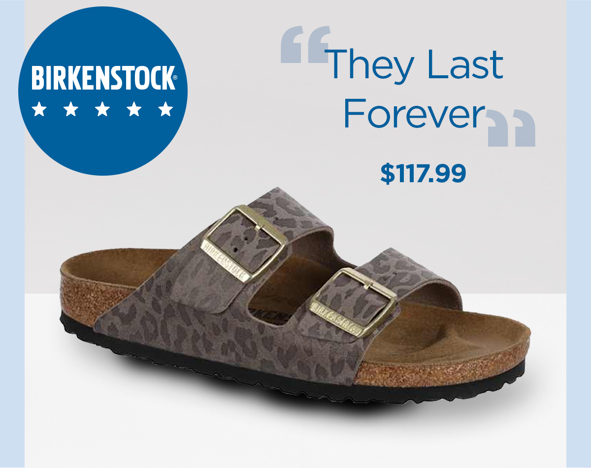 Birkenstock | $117.99 | Display Image of Birkenstock Sandal
