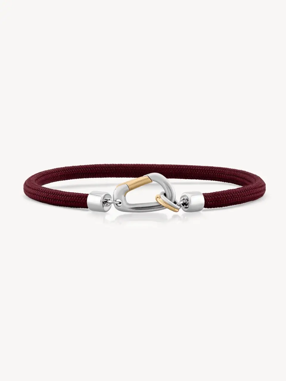 Image of Mixed Metal Carabiner Bracelet