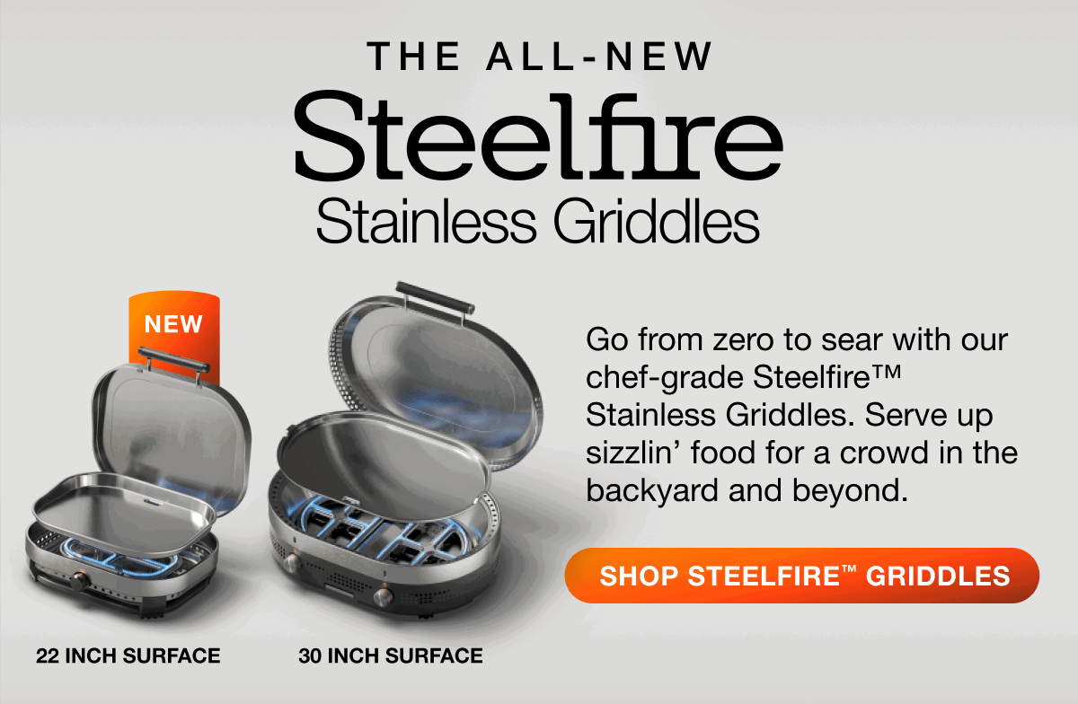 All-New Solo Steelfire™ Stainless Griddles