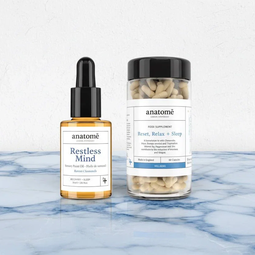 Image of Restless Mind Sensory Point Sleep Oil | Roman Chamomile & Reset Supplement