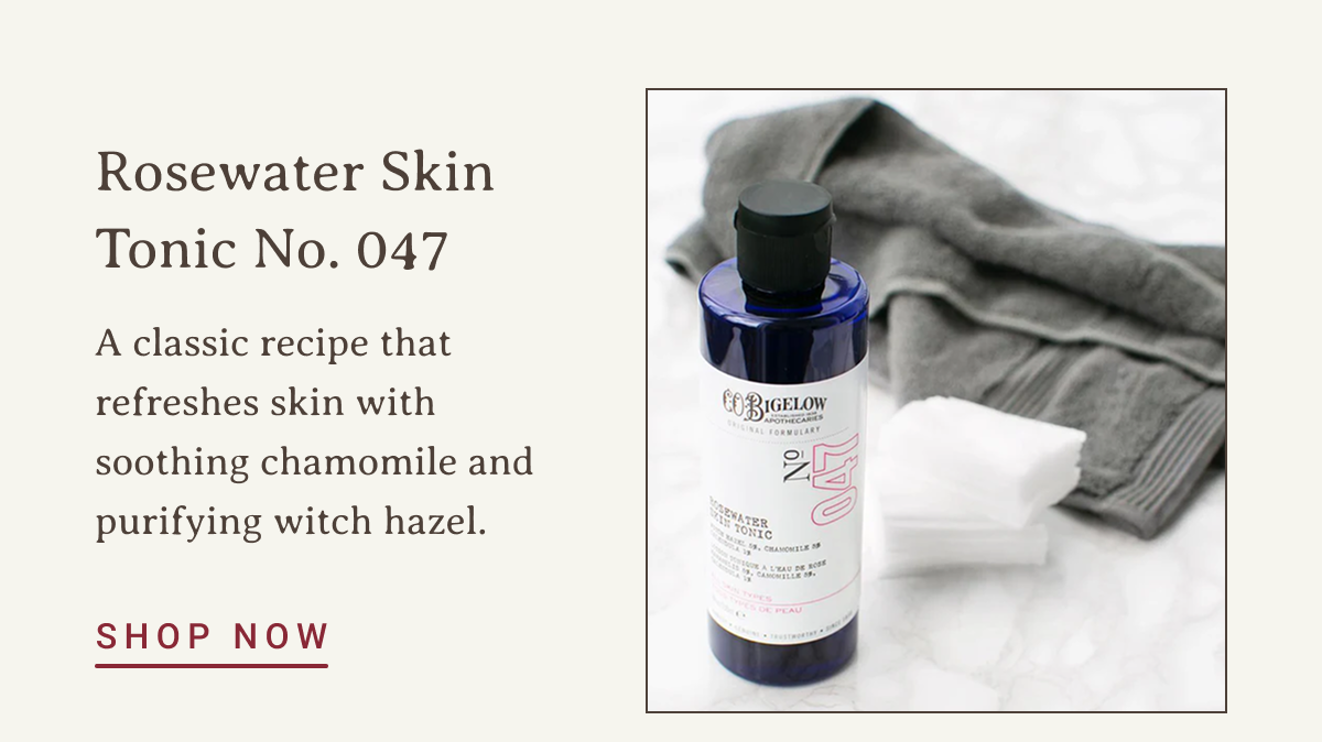 Rosewater Skin Tonic No. 047 | A classic recipe that refreshes skin with soothing chamomile and purifying witch hazel. | SHOP NOW