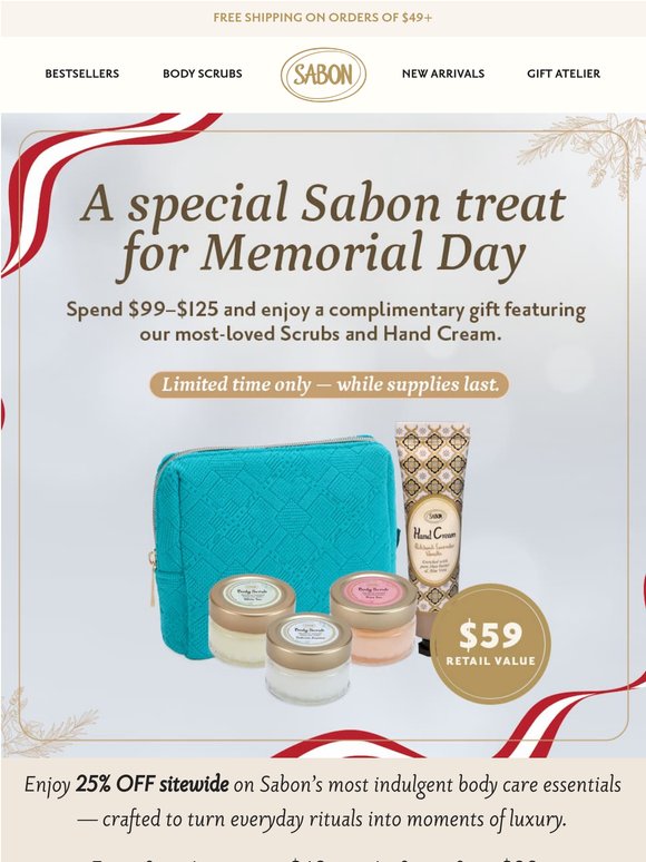 Unlock Your FREE Gift on $99+ Orders!