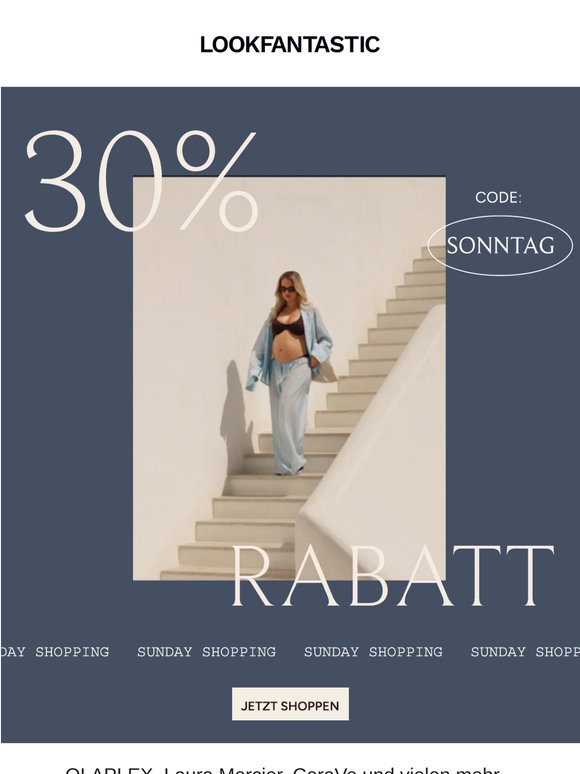 30% Rabatt | Sunday Shopping