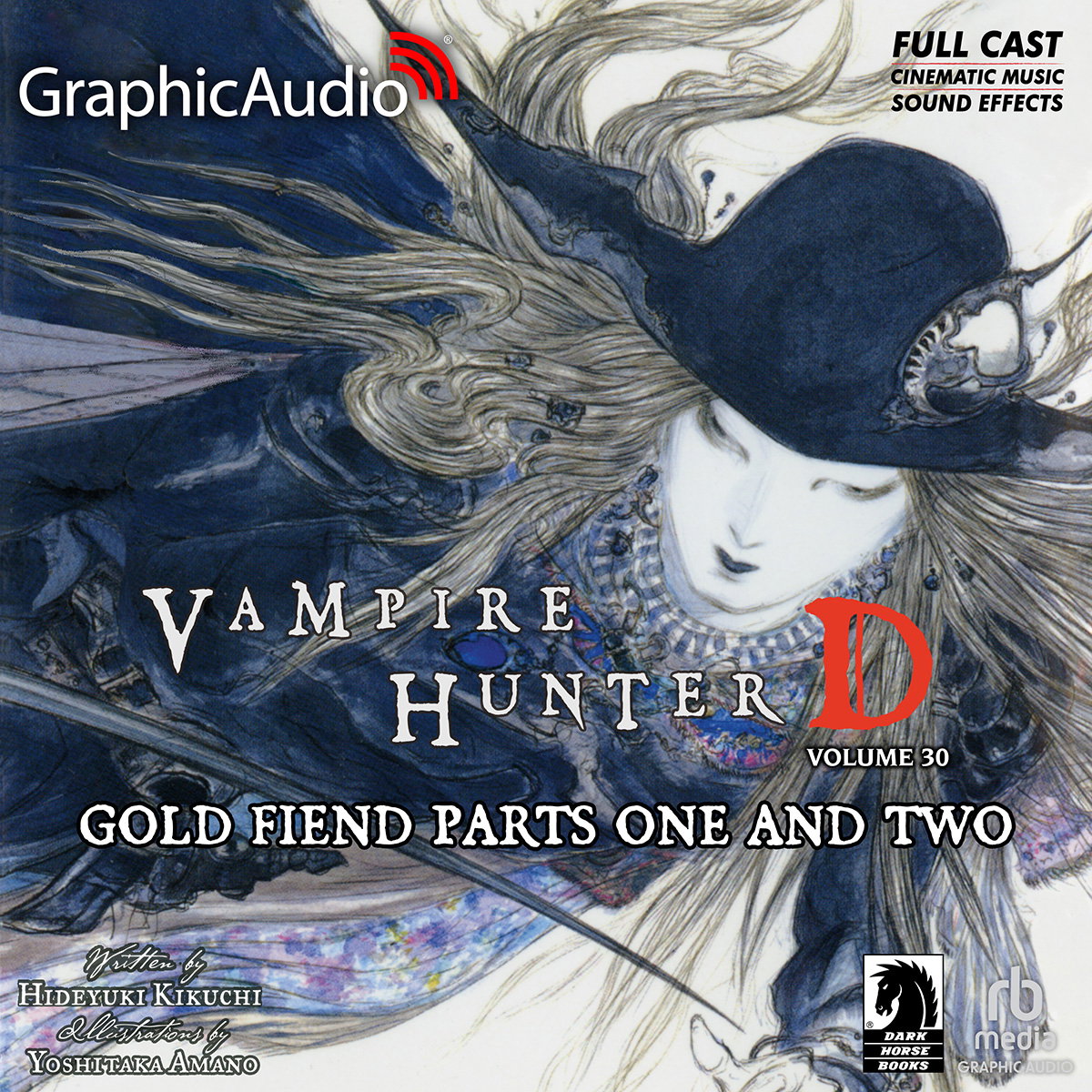 Vampire Hunter D: Volume 30 - Gold Fiend Parts One and Two by Hideyuki Kikuchi and Yoshitaka Amano