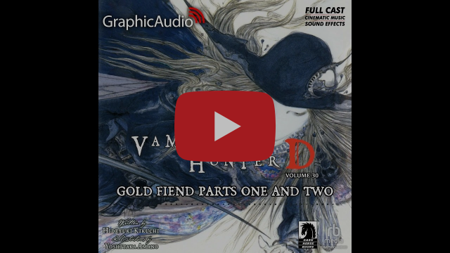 Vampire Hunter D 30: Gold Fiend Parts 1 and 2 by Hideyuki Kikuchi & Yoshitaka Amano (GA Sample 3)