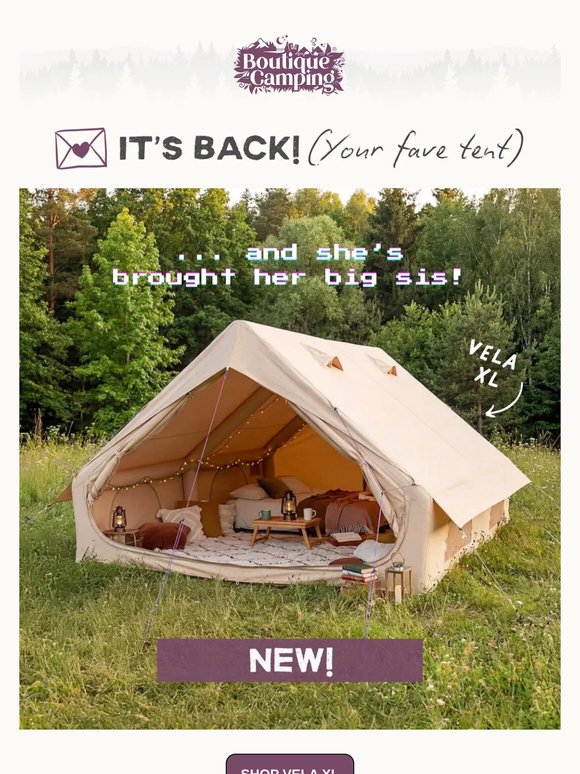 CAMPER, THE WAIT IS OVER
