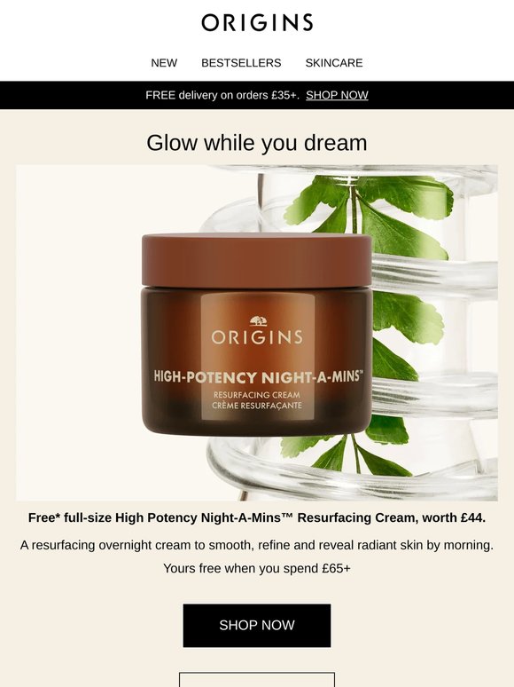 A free night cream for dreamy skin 🌙