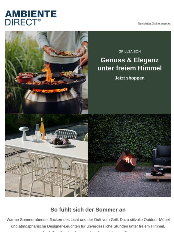 Die Grillsaison kann kommen