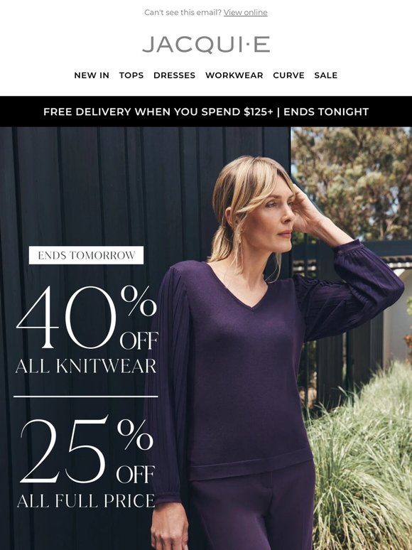 The Perfect Pair | 40% Off All Knitwear Ends Tomorrow!