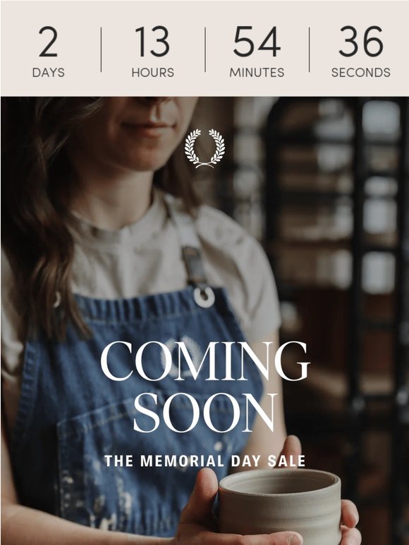 Coming Soon: Our Annual Memorial Day Sale 🇺🇸
