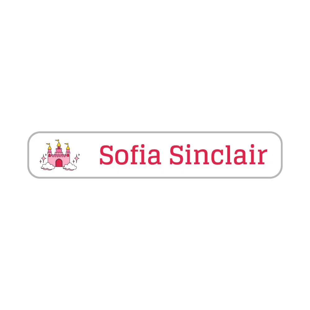 Image of Princess Iron-On Clothing Labels