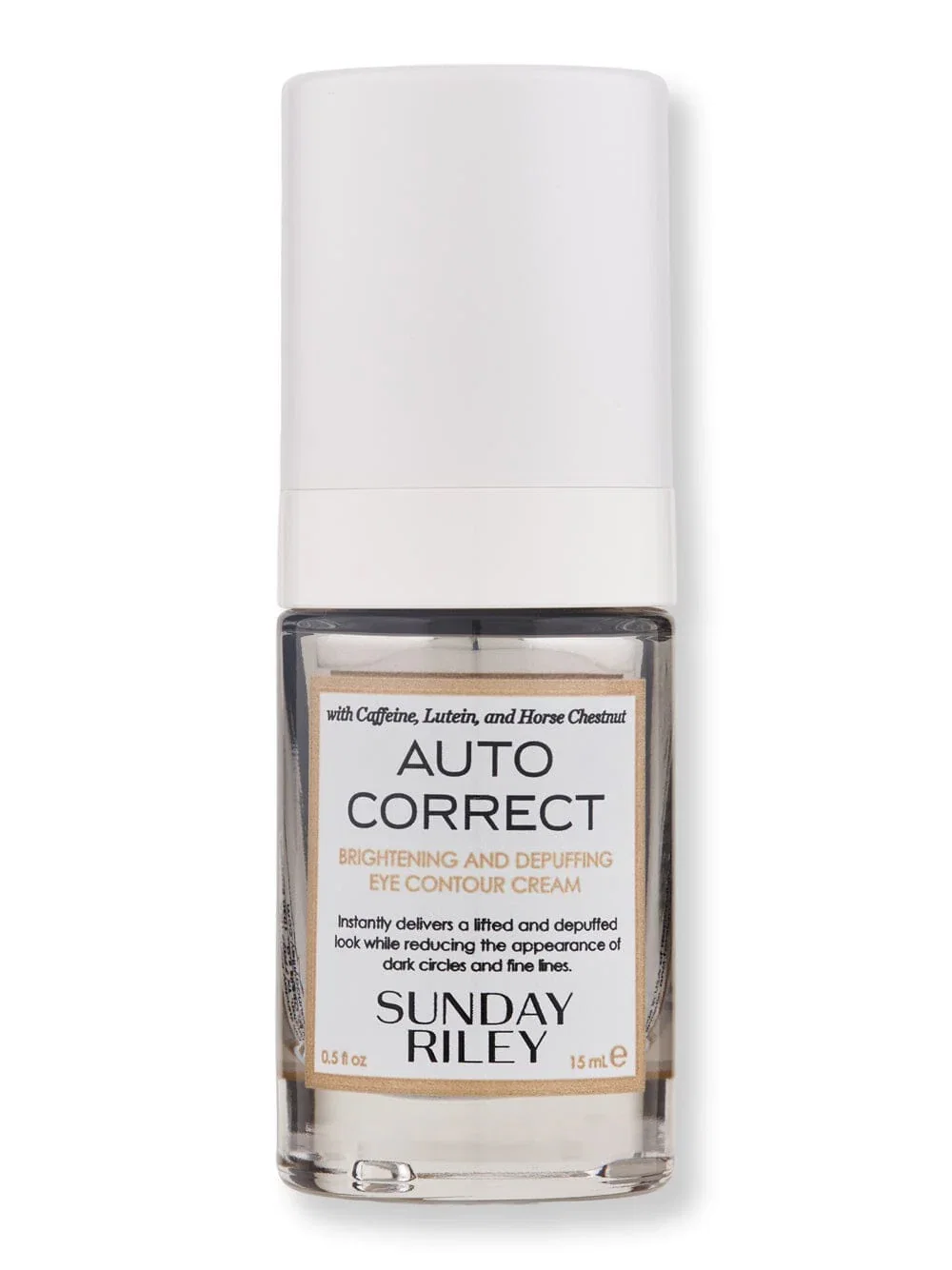 Image of Sunday Riley Auto Correct Brightening + Depuffing Eye Cream
