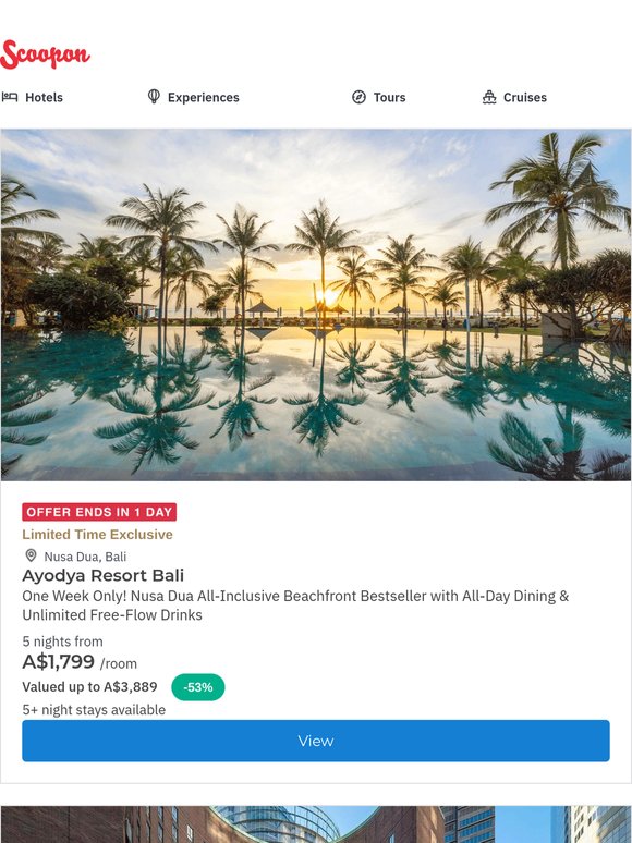 Nusa Dua All-Inclusive Bestseller: Ayodya Bali Beachfront Paradise w. Unlimited Free-Flow Drinks