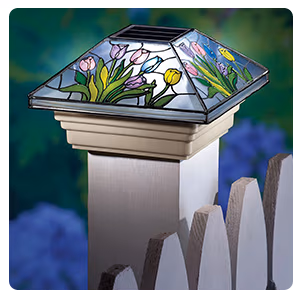 Solar Light Post Cap