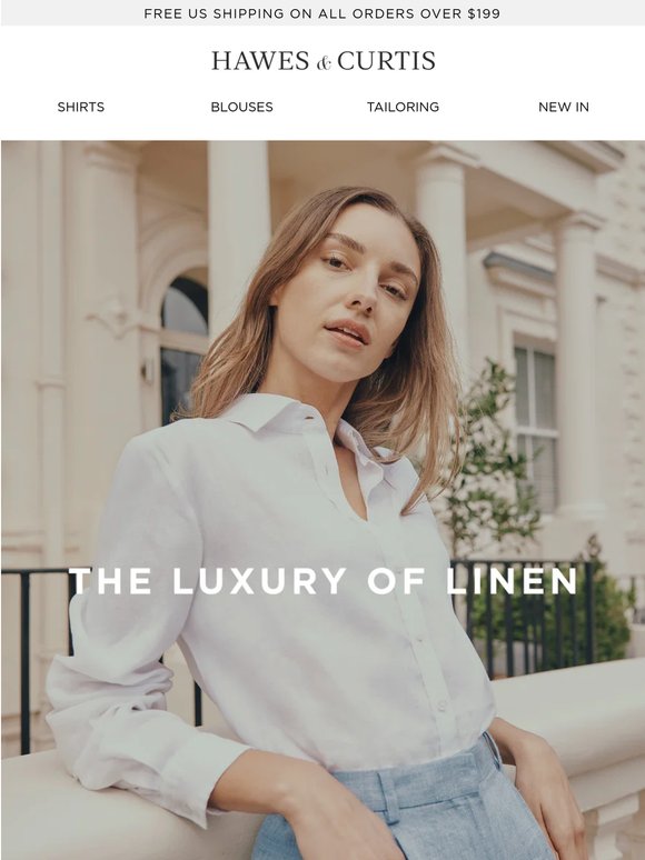 Just Landed: 100% Linen Shirts