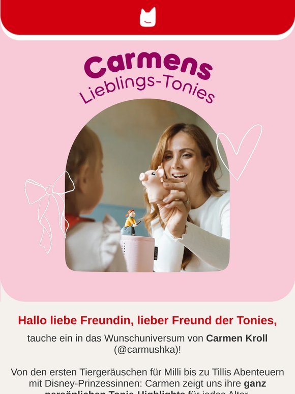 Träume werden wahr: Tonies x Carmushka ✨