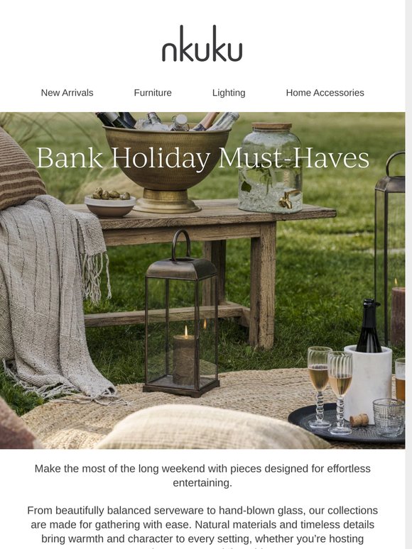 Bank Holiday Must-Haves